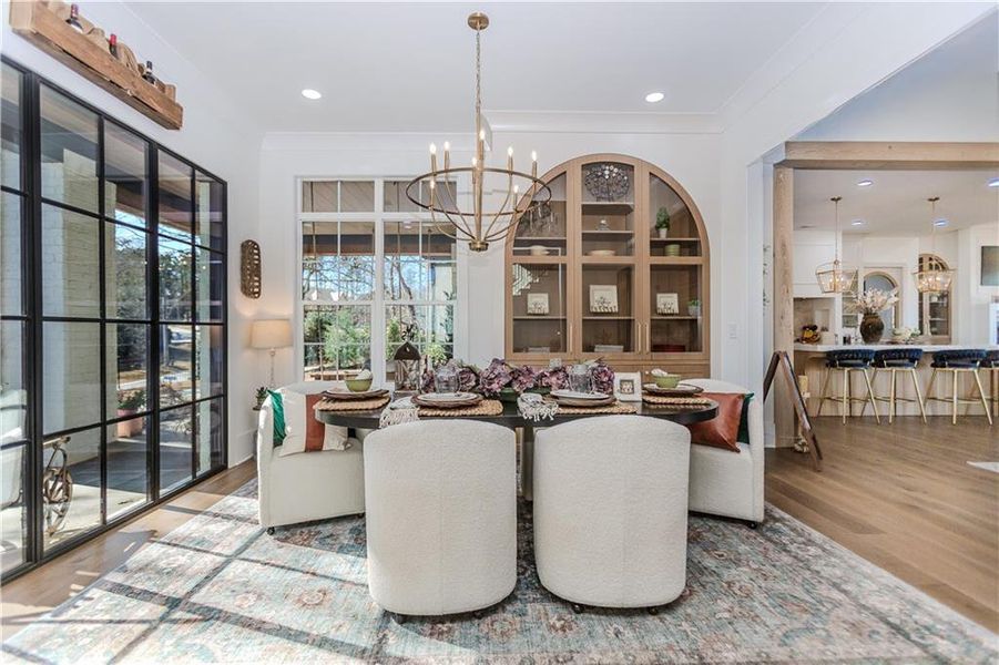 Furnished interior view inside a new home in , Dacula (Image 47).