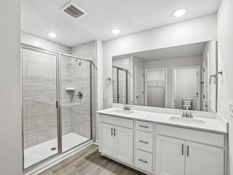 Furnished interior view inside a new home in Watkins Glen, Raleigh (Image 7).
