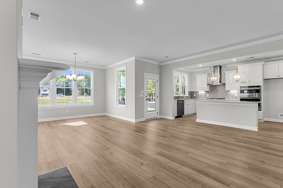 Spacious, unfurnished interior of a new home in Pineland Preserve, Summerville (Image 33). Spacious, unfurnished interior of a new home in Pineland Preserve, Summerville (Image 33).