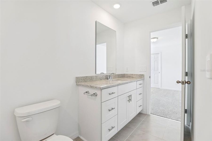 Furnished interior view inside a new home in The Meadow at Crossprairie Townes, St. Cloud (Image 9).
