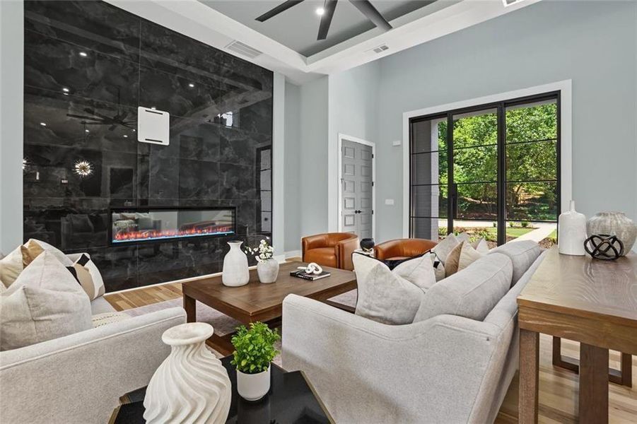 Furnished interior view inside a new home in , Marietta (Image 12).