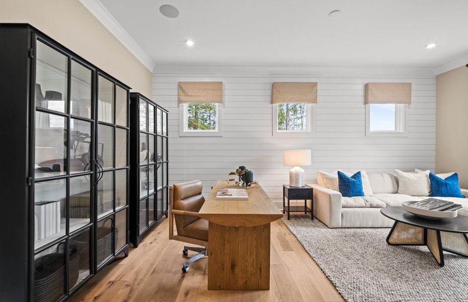 Furnished interior view inside a new home in Olmsted, Huntersville (Image 6). Furnished interior view inside a new home in Olmsted, Huntersville (Image 6).