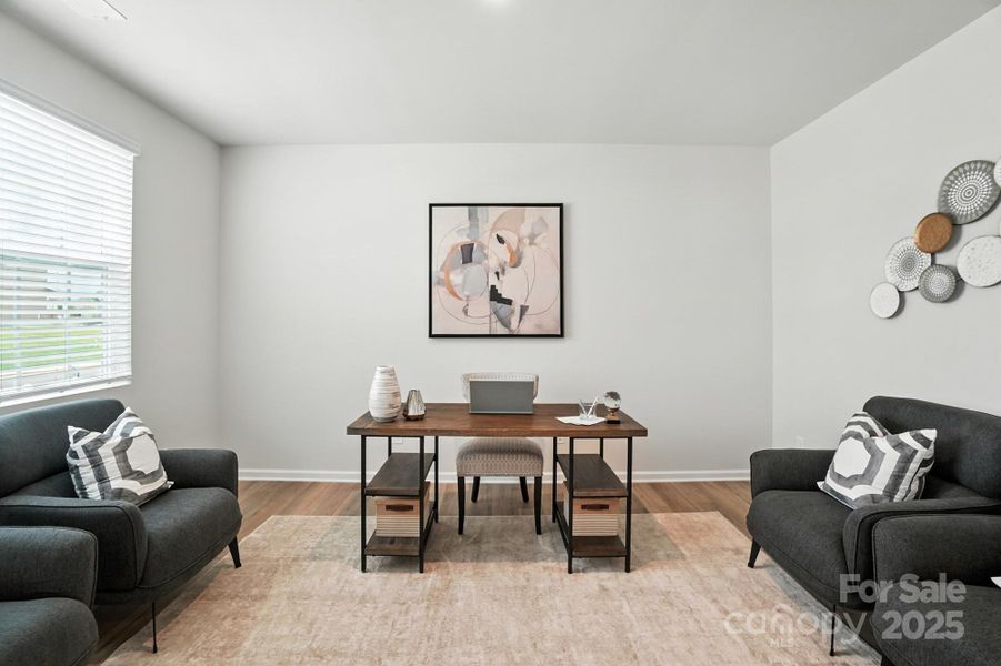 Furnished interior view inside a new home in Waxhaw Landing, Monroe (Image 5).