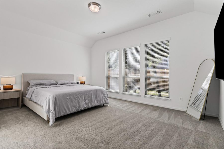 Furnished interior view inside a new home in Parkside On The River 45', Georgetown (Image 27).