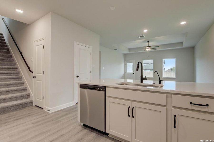 Furnished interior view inside a new home in , Schertz (Image 6).