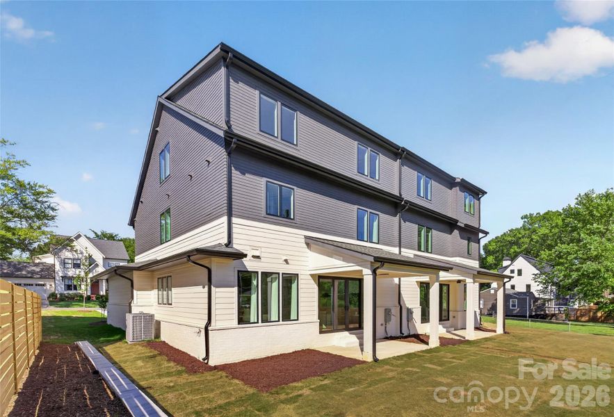 Exterior details and patio area of a home in , Charlotte (Image 3).