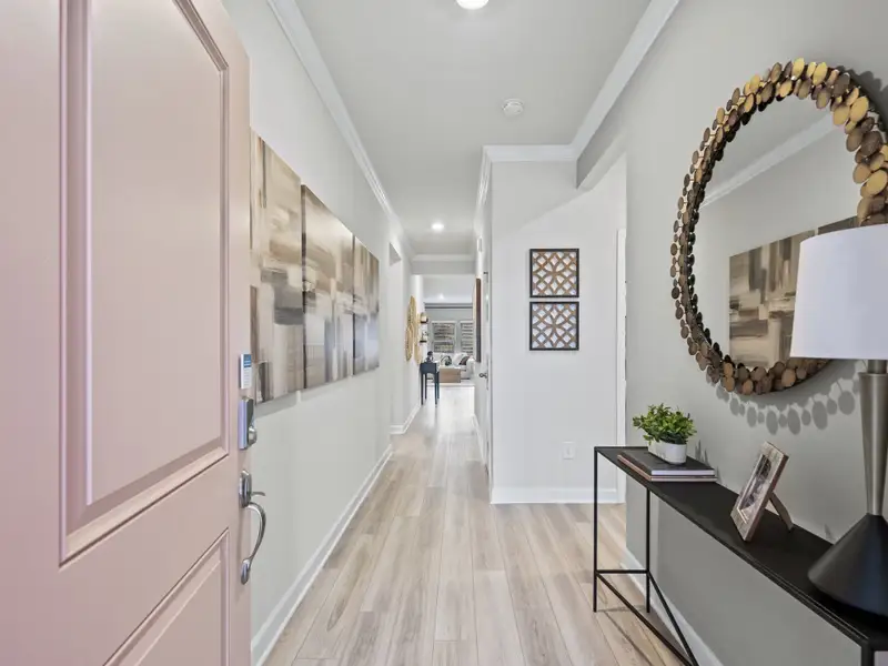 Furnished interior view inside a new home in Waterside, Longs (Image 3).
