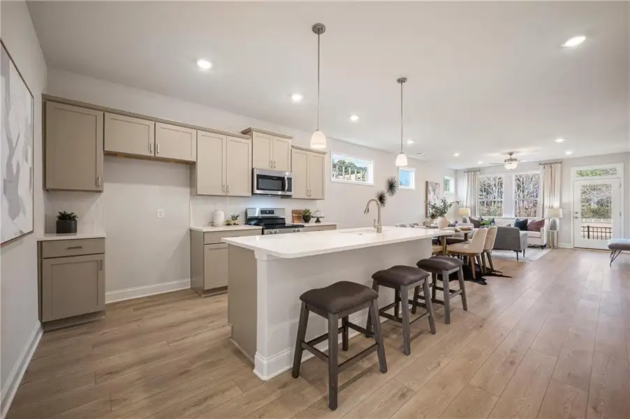 Furnished interior view inside a new home in Harmony Walk, Cartersville (Image 5).