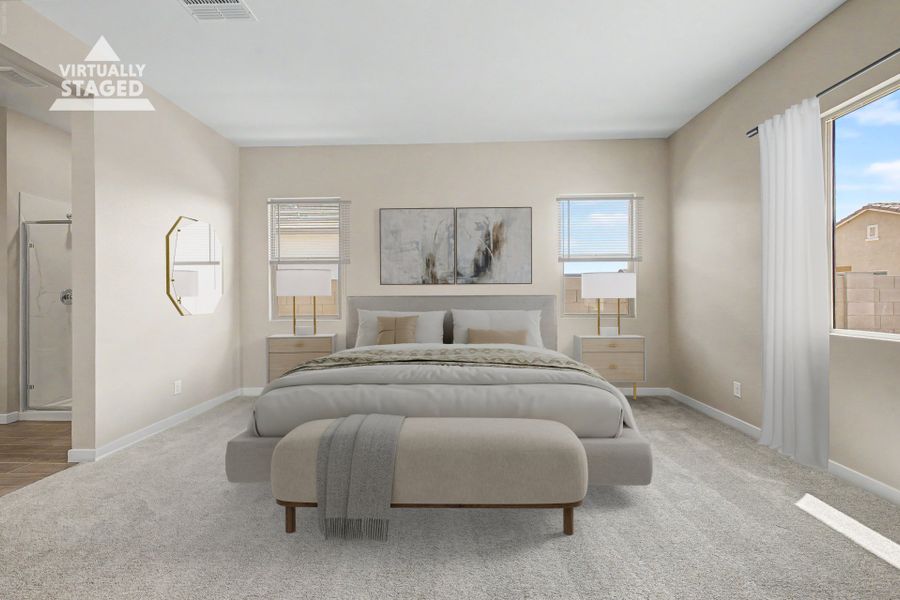 Furnished interior view inside a new home in Wildera, San Tan Valley (Image 10).