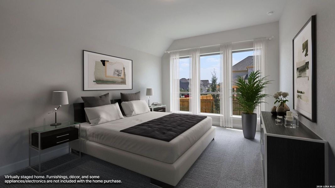 Furnished interior view inside a new home in Arcadia Ridge, San Antonio (Image 11).