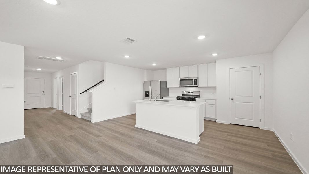 Furnished interior view inside a new home in Eastern Wells, Jarrell (Image 3). Furnished interior view inside a new home in Eastern Wells, Jarrell (Image 3).