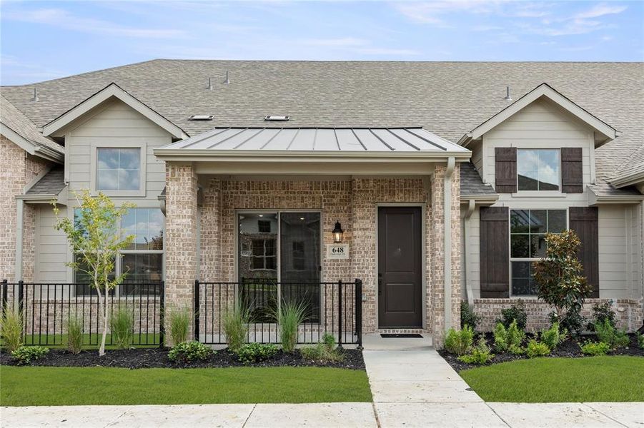 Front exterior of a new home in , Wylie, TX, highlighting curb appeal (Image 18). Front exterior of a new home in , Wylie, TX, highlighting curb appeal (Image 18).