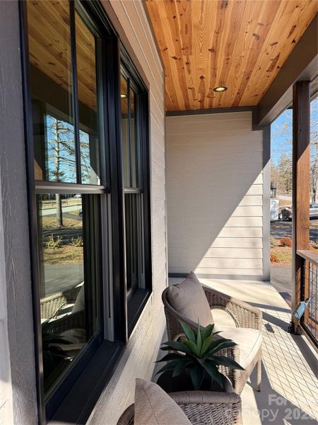 Exterior details and patio area of a home in , Brevard (Image 28).