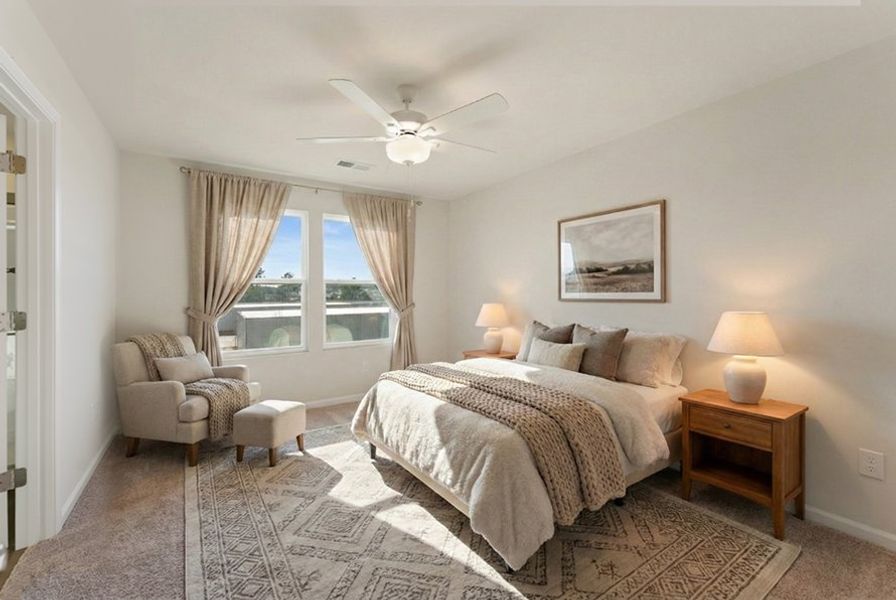 Representative furnished interior of a home built from the Barnwell - Genesis Value Collection by Mungo Homes in Golden Ridge, Youngsville (Image 6).