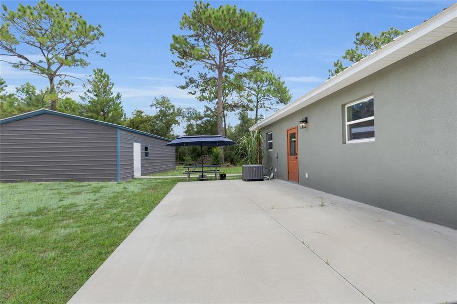 Exterior details and patio area of a home in , Sumterville (Image 23). Exterior details and patio area of a home in , Sumterville (Image 23).