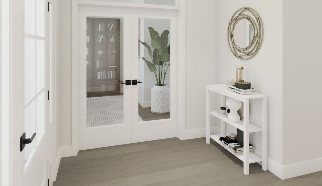 Representative furnished interior of a home built from the Morgan by Fischer Homes in Easton Park, Dallas (Image 3).
