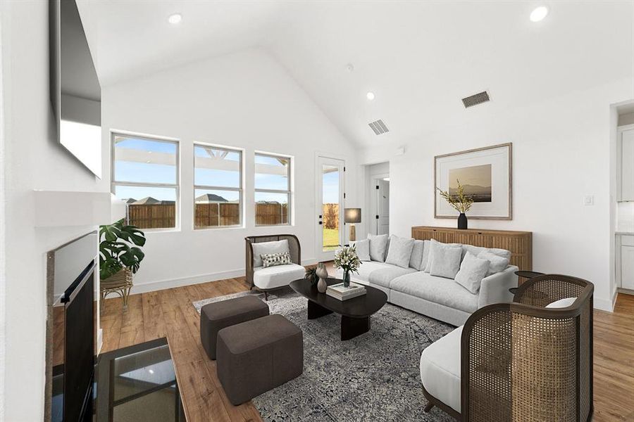 Furnished interior view inside a new home in Heritage Ranch, Sherman (Image 14). Furnished interior view inside a new home in Heritage Ranch, Sherman (Image 14).