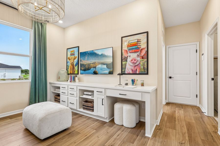 Representative furnished interior of a home built from the Meadowood by Risewell Homes in Kentucky Square, Sanford (Image 14).