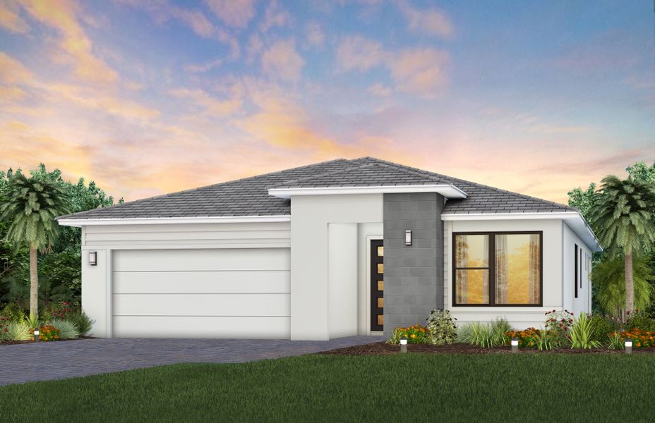 Exterior MD3 with stone