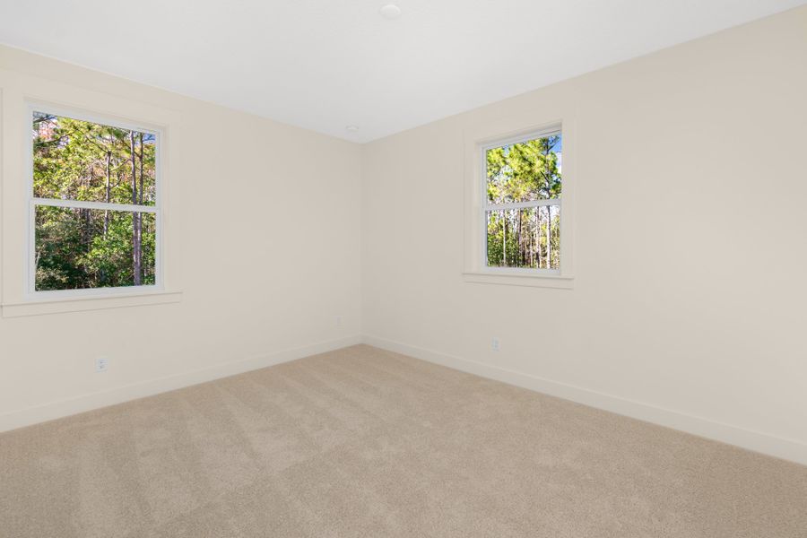 Representative unfurnished interior of a home built from the Seaside by Riverside Homes in Hidden Creek at SilverLeaf, St. Augustine (Image 27). Representative unfurnished interior of a home built from the Seaside by Riverside Homes in Hidden Creek at SilverLeaf, St. Augustine (Image 27).