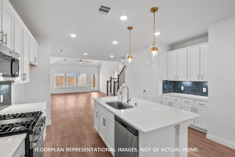 Furnished interior view inside a new home in Summerview, Fulshear (Image 9).