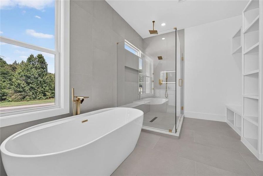 Furnished interior view inside a new home in , Dacula (Image 15).