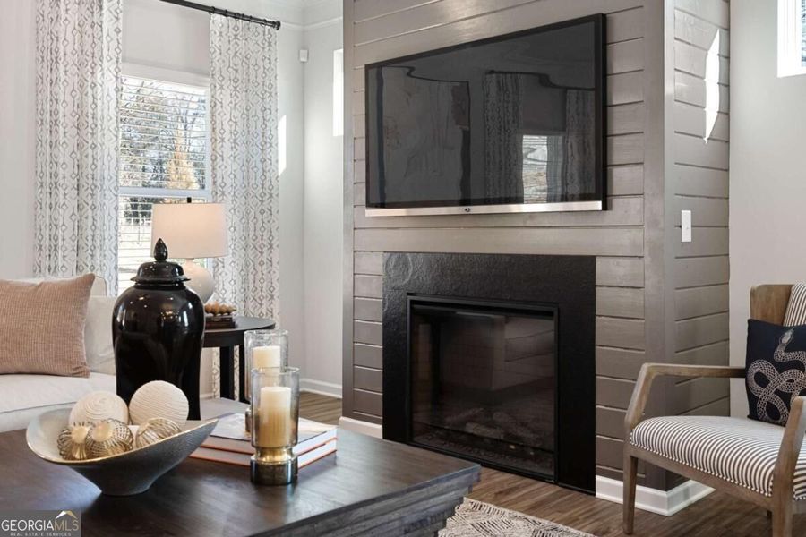 Furnished interior view inside a new home in Cobblestone Crossing Commons, Byron (Image 35).