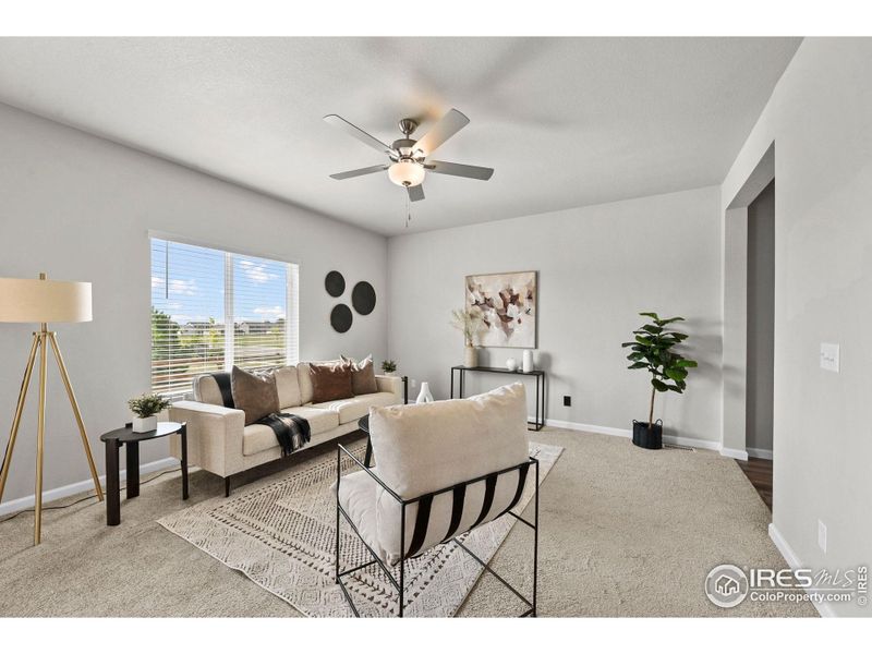 Furnished interior view inside a new home in Hidden Creek, Frederick (Image 4).