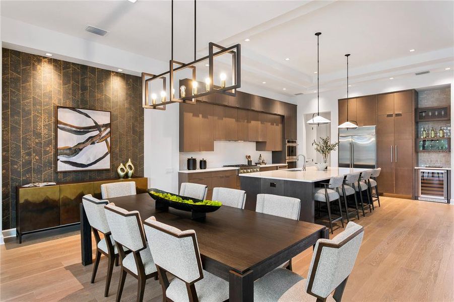 Furnished interior view inside a new home in , Odessa (Image 8).