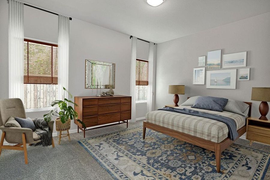 Furnished interior view inside a new home in , Fort Worth (Image 7).