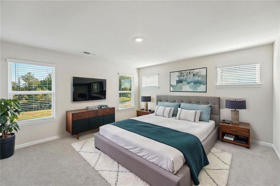 Furnished interior view inside a new home in Hemingway - Reserve Series, Cumming (Image 10).