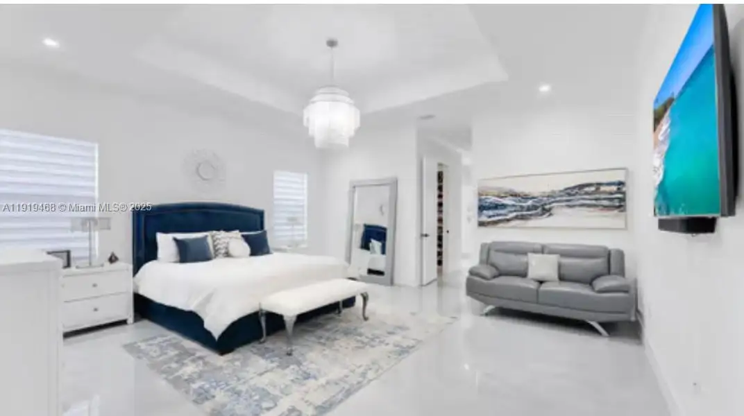 Furnished interior view inside a new home in , Miami (Image 7).