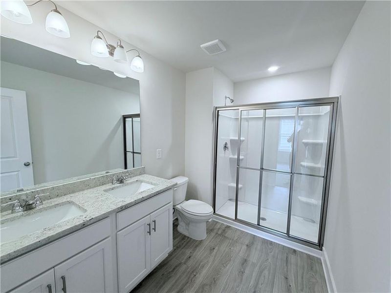 Furnished interior view inside a new home in , Cartersville (Image 4).