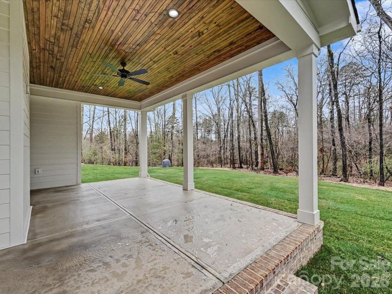 Exterior details and patio area of a home in , Clover (Image 4).
