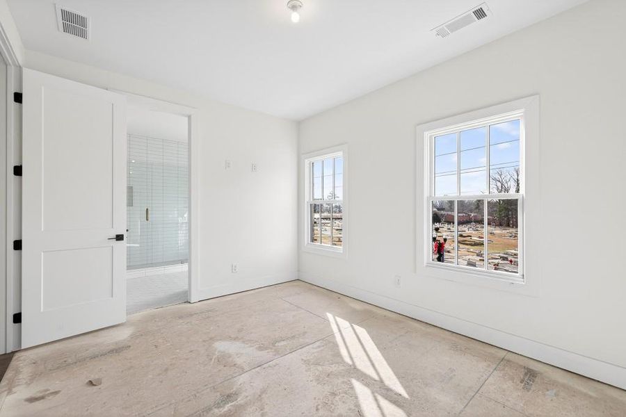 Spacious, unfurnished interior of a new home in Skyview On Broad, Sugar Hill (Image 27). Spacious, unfurnished interior of a new home in Skyview On Broad, Sugar Hill (Image 27).