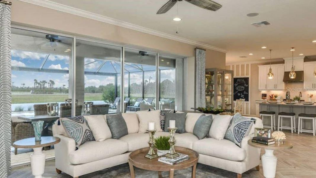 Furnished interior view inside a new home in Timber Ridge, Plant City (Image 17).