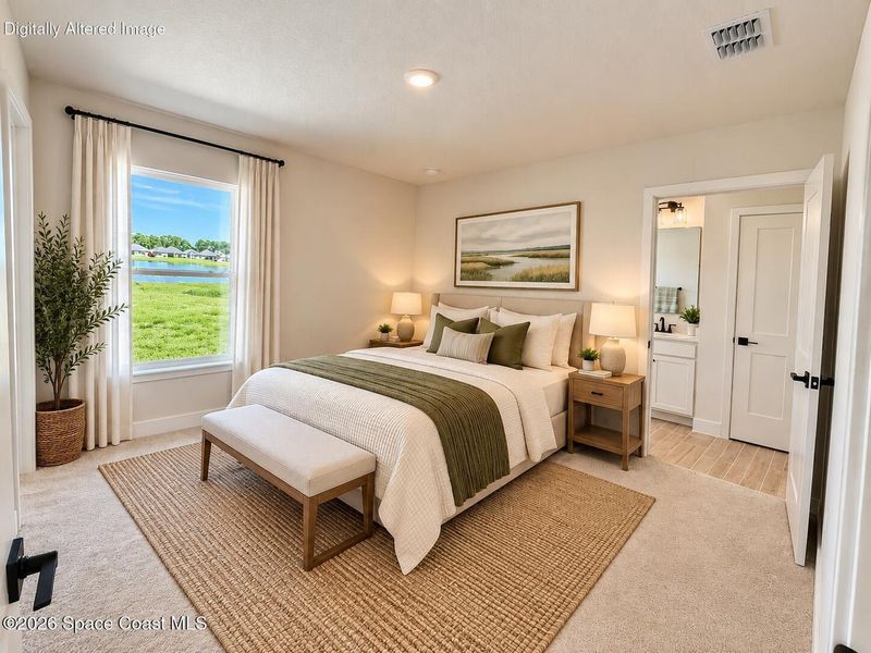 Furnished interior view inside a new home in St. John's Preserve, Palm Bay (Image 6).