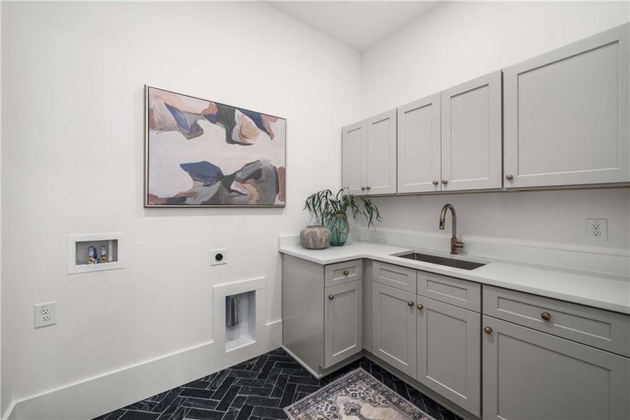 Furnished interior view inside a new home in Echo at Crabapple, Milton (Image 49).