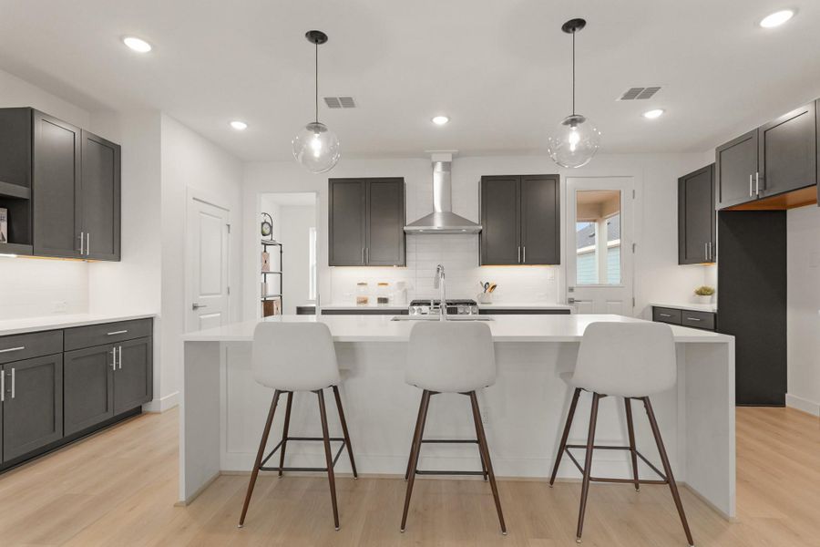 Gourmet island kitchen (*Photo not of actual home and used for illustration purposes only.)