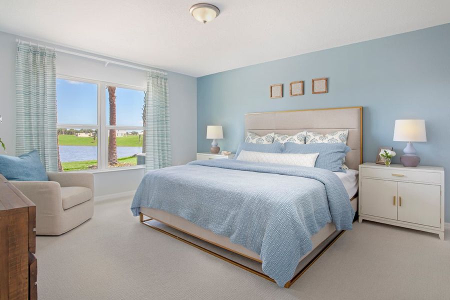 Representative furnished interior of a home built from the 1707 Modeled by KB Home in Gardens at Waterstone II, Palm Bay (Image 6).