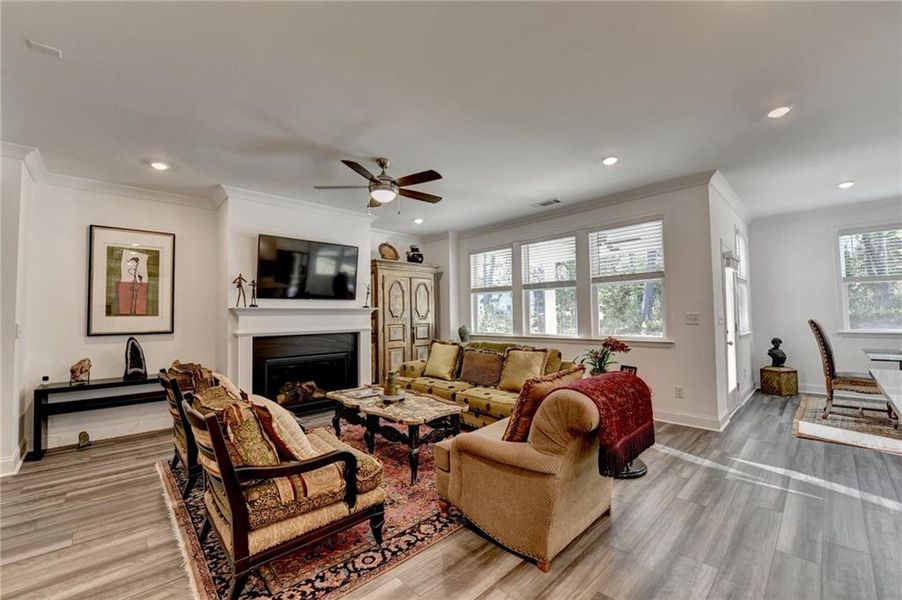 Furnished interior view inside a new home in Bailey Fence, Dacula (Image 10).