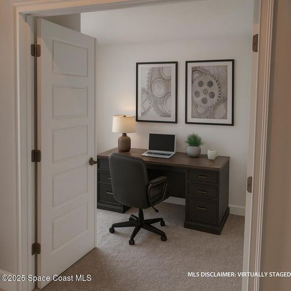 Furnished interior view inside a new home in St. John Preserve, Palm Bay (Image 5).