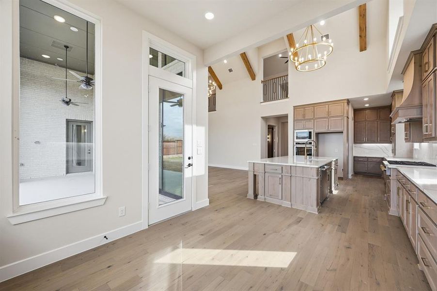 Furnished interior view inside a new home in Mustang Lakes, Celina (Image 10).