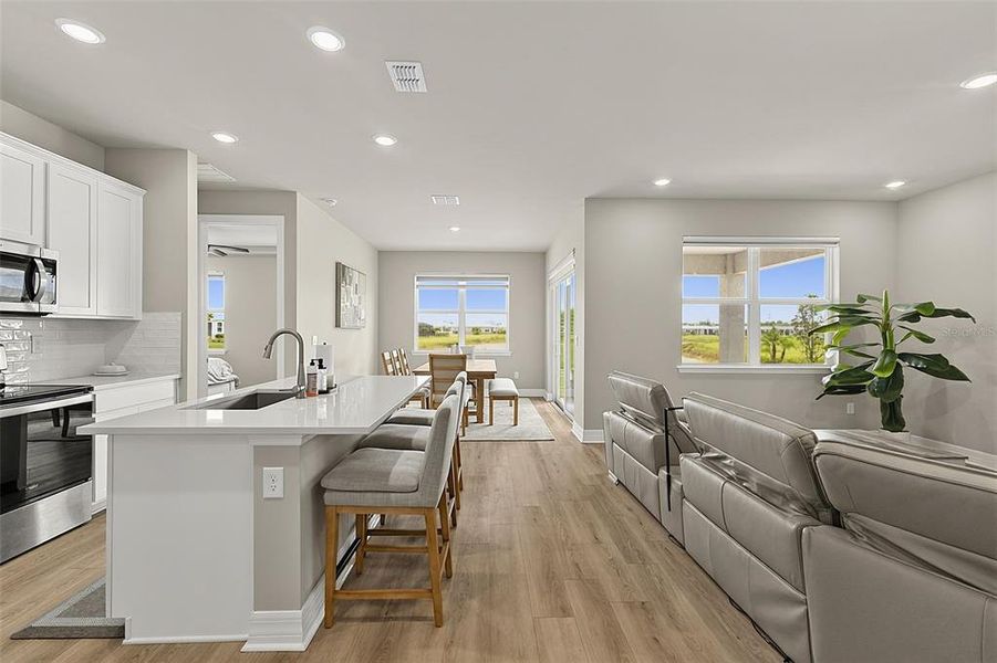 Furnished interior view inside a new home in , Punta Gorda (Image 26). Furnished interior view inside a new home in , Punta Gorda (Image 26).
