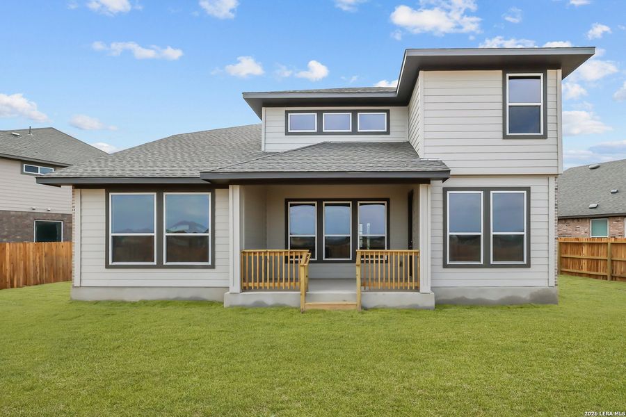 Exterior details and patio area of a home in Megan's Landing, Castroville (Image 3). Exterior details and patio area of a home in Megan's Landing, Castroville (Image 3).