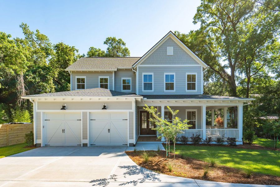 Front exterior of a new home in , Mount Pleasant, SC, highlighting curb appeal (Image 29).