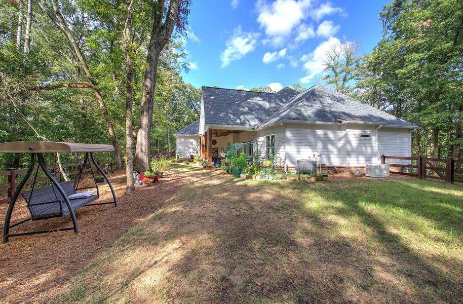 Exterior details and patio area of a home in , Cartersville (Image 33).
