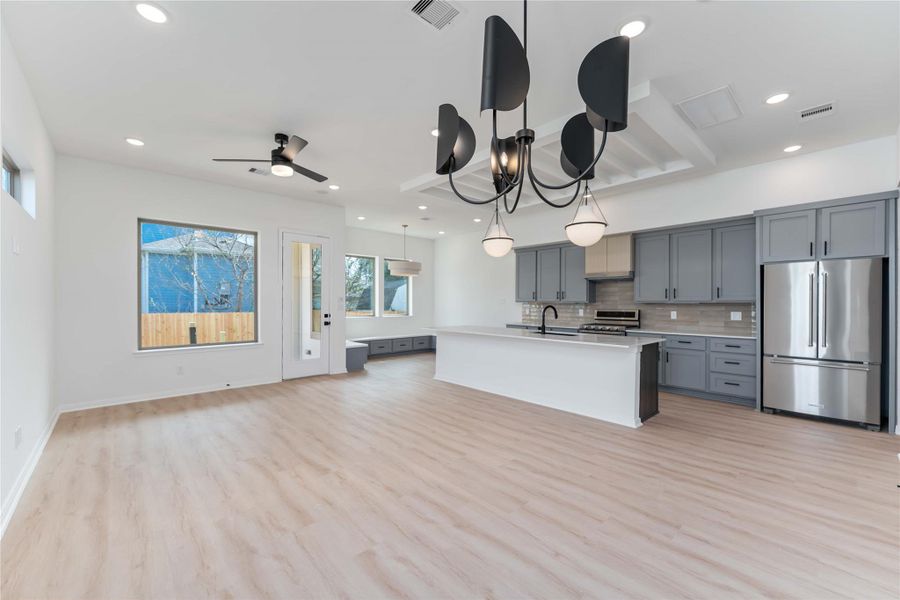 Furnished interior view inside a new home in , Houston (Image 10). Furnished interior view inside a new home in , Houston (Image 10).