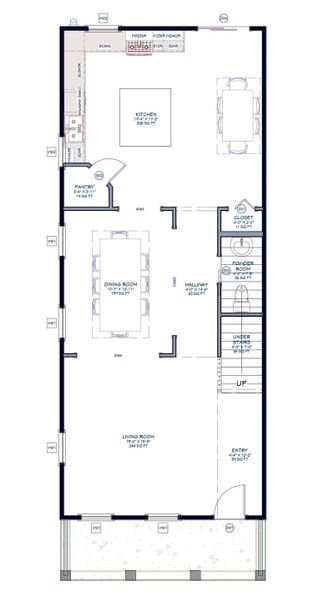 2D floor plan layout of this home in , Huger, SC (Image 5).