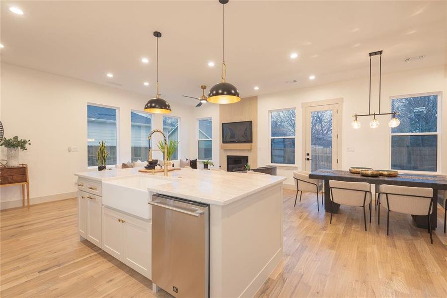 Furnished interior view inside a new home in , McKinney (Image 12).